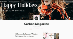 Desktop Screenshot of carbonmagazine.tumblr.com