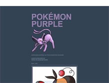 Tablet Screenshot of pokemonpurple.tumblr.com