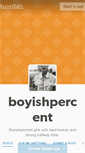 Mobile Screenshot of boyishpercent.tumblr.com