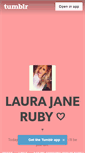 Mobile Screenshot of laurajaneruby.tumblr.com