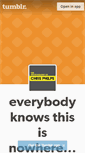 Mobile Screenshot of everybodyknowsthisisnowhere.tumblr.com