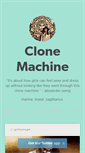 Mobile Screenshot of clonemachine.tumblr.com