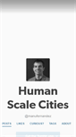 Mobile Screenshot of humanscalecities.tumblr.com