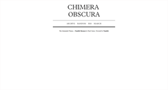 Desktop Screenshot of chimeraobscura.tumblr.com