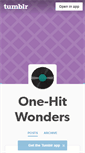 Mobile Screenshot of one-hit-wonders.tumblr.com