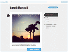 Tablet Screenshot of garethmarshall.tumblr.com