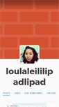 Mobile Screenshot of loulaleililipadlipad.tumblr.com