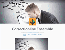 Tablet Screenshot of correctionlineensemble.tumblr.com