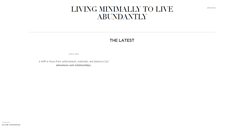 Desktop Screenshot of livingminimal.tumblr.com