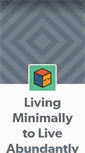 Mobile Screenshot of livingminimal.tumblr.com