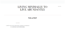 Tablet Screenshot of livingminimal.tumblr.com