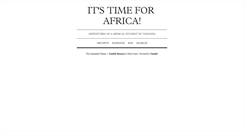 Desktop Screenshot of its-time-for-africa.tumblr.com