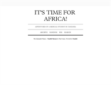 Tablet Screenshot of its-time-for-africa.tumblr.com