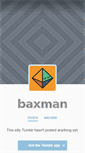 Mobile Screenshot of baxman.tumblr.com