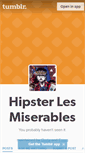Mobile Screenshot of hipsterlesmiserables.tumblr.com