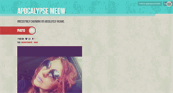 Desktop Screenshot of ap0calypseme0w.tumblr.com