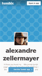 Mobile Screenshot of alexandre-zellermayer.tumblr.com