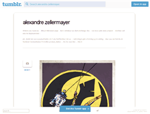 Tablet Screenshot of alexandre-zellermayer.tumblr.com