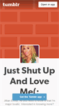 Mobile Screenshot of loveislouderlovatic.tumblr.com