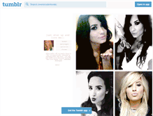 Tablet Screenshot of loveislouderlovatic.tumblr.com