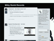 Tablet Screenshot of milkybombrecords.tumblr.com