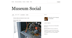 Desktop Screenshot of museumsocial.tumblr.com