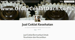 Desktop Screenshot of coklatkesehatan.tumblr.com