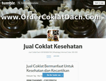 Tablet Screenshot of coklatkesehatan.tumblr.com