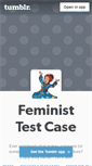 Mobile Screenshot of feministtestcase.tumblr.com