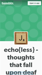 Mobile Screenshot of echoless.tumblr.com