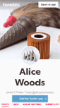 Mobile Screenshot of ajwoods.tumblr.com