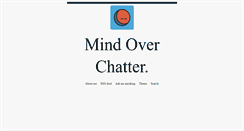 Desktop Screenshot of mindoverchatter.tumblr.com