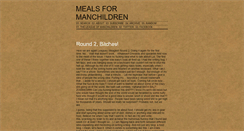 Desktop Screenshot of mealsformanchildren.tumblr.com