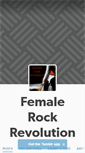 Mobile Screenshot of femalerockrevolution.tumblr.com