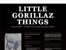 Tablet Screenshot of littlegorillazthings.tumblr.com