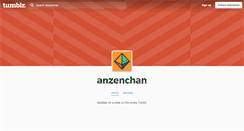 Desktop Screenshot of anzenchan.tumblr.com