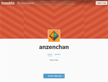 Tablet Screenshot of anzenchan.tumblr.com