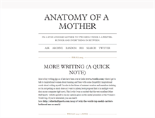 Tablet Screenshot of anatomyofamother.tumblr.com