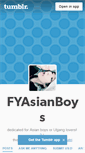 Mobile Screenshot of fyasianboys.tumblr.com