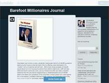 Tablet Screenshot of barefootmillionaire.tumblr.com