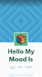 Mobile Screenshot of hellomymoodis.tumblr.com