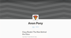 Desktop Screenshot of anon-pony.tumblr.com