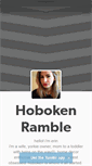 Mobile Screenshot of hobokenramble.tumblr.com