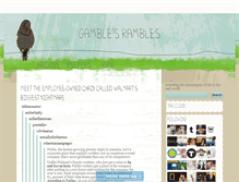 Tablet Screenshot of katiegamble.tumblr.com