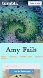 Mobile Screenshot of amyfails.tumblr.com