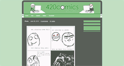 Desktop Screenshot of 420comics.tumblr.com