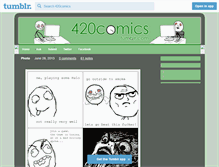Tablet Screenshot of 420comics.tumblr.com