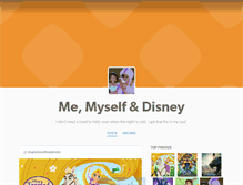 Tablet Screenshot of memyselfanddisney.tumblr.com