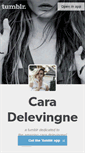 Mobile Screenshot of caradelevingnes.tumblr.com