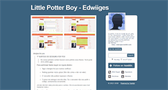 Desktop Screenshot of littlepotterboy.tumblr.com